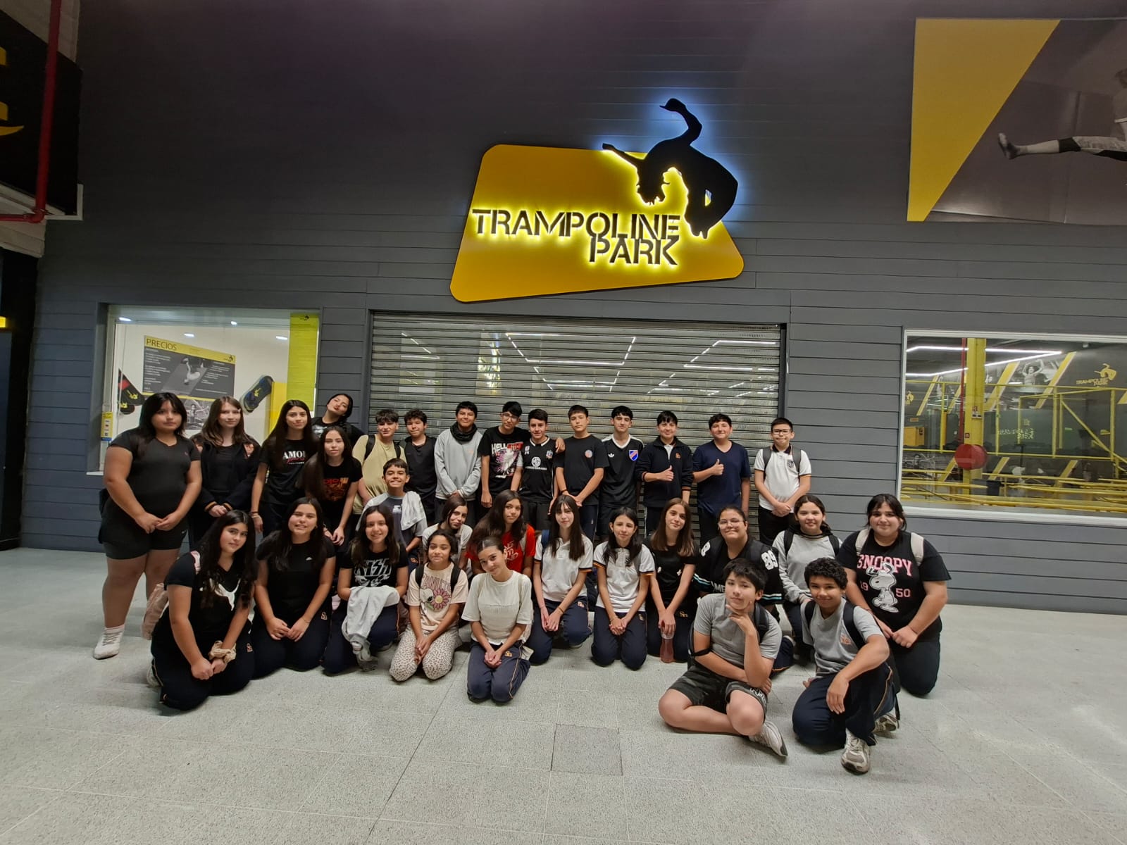 Visita Pdeagógica Septimo Básico Trampolin Park